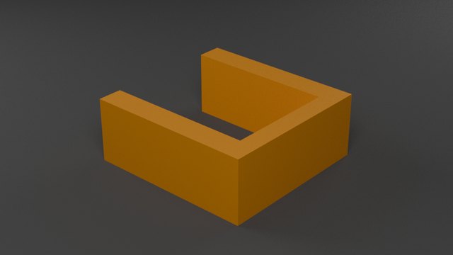 3D preview of the servo clamp